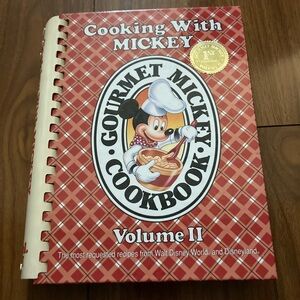 Cooking With Mickey Gourmet Cookbook Volume II - Red